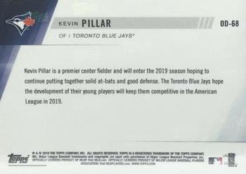 2019 Topps Now Road to Opening Day Toronto Blue Jays #OD-68 Kevin Pillar Back