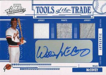 2005 Playoff Absolute Memorabilia - Tools of the Trade Autograph Swatch Triple Reverse #TT-61 Willie McCovey Front