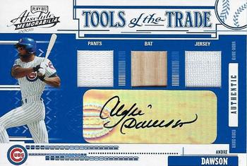 2005 Playoff Absolute Memorabilia - Tools of the Trade Autograph Swatch Triple Reverse #TT-70 Andre Dawson Front