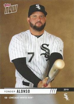 2019 Topps Now Road to Opening Day Chicago White Sox #OD-77 Yonder Alonso Front