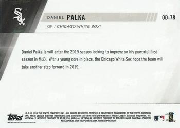 2019 Topps Now Road to Opening Day Chicago White Sox #OD-78 Daniel Palka Back