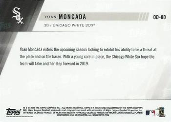 2019 Topps Now Road to Opening Day Chicago White Sox #OD-80 Yoan Moncada Back