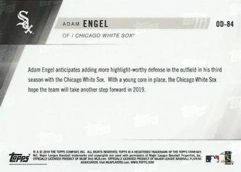 2019 Topps Now Road to Opening Day Chicago White Sox #OD-84 Adam Engel Back