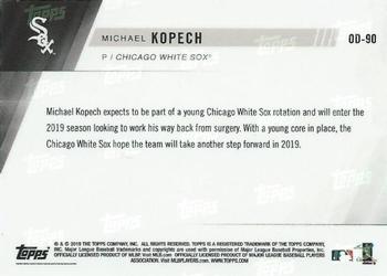 2019 Topps Now Road to Opening Day Chicago White Sox #OD-90 Michael Kopech Back