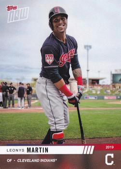 2019 Topps Now Road to Opening Day Cleveland Indians #OD-98 Leonys Martin Front