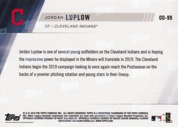2019 Topps Now Road to Opening Day Cleveland Indians #OD-99 Jordan Luplow Back