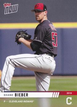 2019 Topps Now Road to Opening Day Cleveland Indians #OD-105 Shane Bieber Front