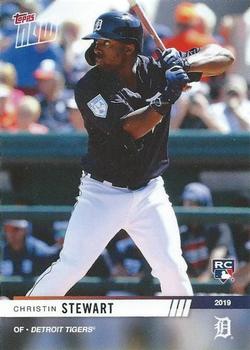2019 Topps Now Road to Opening Day Detroit Tigers #OD-114 Christin Stewart Front