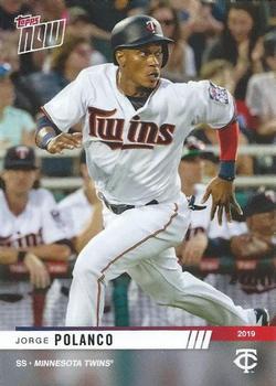 2019 Topps Now Road to Opening Day Minnesota Twins #OD-139 Jorge Polanco Front
