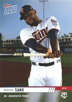 2019 Topps Now Road to Opening Day Minnesota Twins #OD-140 Miguel Sano Front