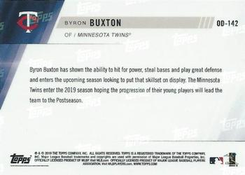2019 Topps Now Road to Opening Day Minnesota Twins #OD-142 Byron Buxton Back