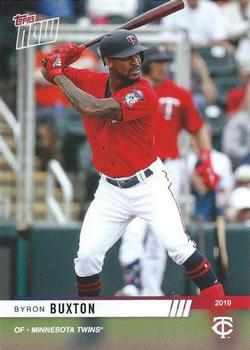2019 Topps Now Road to Opening Day Minnesota Twins #OD-142 Byron Buxton Front