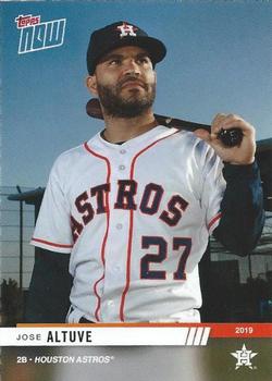 2019 Topps Now Road to Opening Day Houston Astros #OD-153 Jose Altuve Front