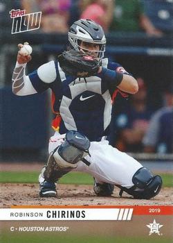 2019 Topps Now Road to Opening Day Houston Astros #OD-156 Robinson Chirinos Front