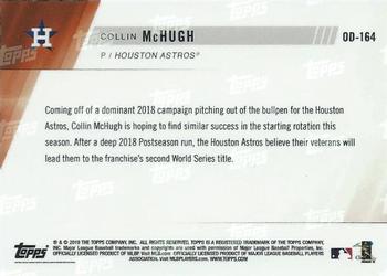 2019 Topps Now Road to Opening Day Houston Astros #OD-164 Collin McHugh Back