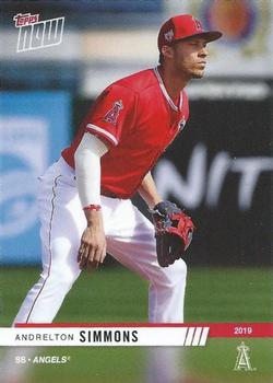 2019 Topps Now Road to Opening Day Los Angeles Angels #OD-168 Andrelton Simmons Front