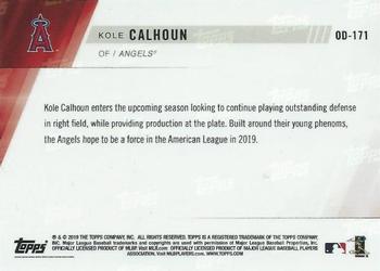 2019 Topps Now Road to Opening Day Los Angeles Angels #OD-171 Kole Calhoun Back