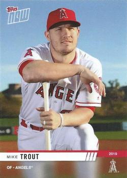 2019 Topps Now Road to Opening Day Los Angeles Angels #OD-172 Mike Trout Front