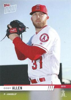 2019 Topps Now Road to Opening Day Los Angeles Angels #OD-176 Cody Allen Front