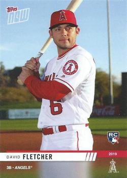 2019 Topps Now Road to Opening Day Los Angeles Angels #OD-178 David Fletcher Front