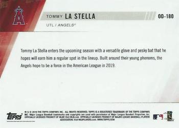 2019 Topps Now Road to Opening Day Los Angeles Angels #OD-180 Tommy La Stella Back