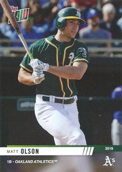 2019 Topps Now Road to Opening Day Oakland Athletics #OD-182 Matt Olson Front