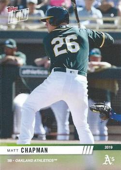 2019 Topps Now Road to Opening Day Oakland Athletics #OD-185 Matt Chapman Front