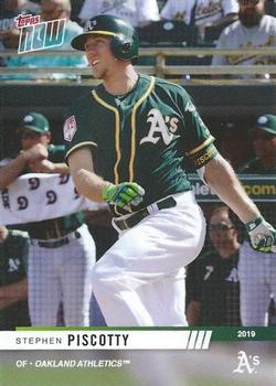 2019 Topps Now Road to Opening Day Oakland Athletics #OD-186 Stephen Piscotty Front