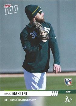 2019 Topps Now Road to Opening Day Oakland Athletics #OD-188 Nick Martini Front