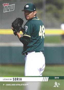 2019 Topps Now Road to Opening Day Oakland Athletics #OD-195 Joakim Soria Front