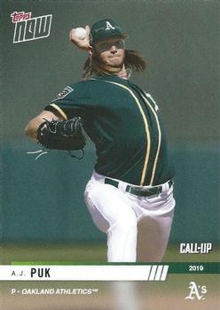 2019 Topps Now Road to Opening Day Oakland Athletics #OD-AP A.J. Puk Front