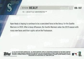 2019 Topps Now Road to Opening Day Seattle Mariners #OD-197 Ryon Healy Back