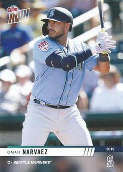 2019 Topps Now Road to Opening Day Seattle Mariners #OD-201 Omar Narvaez Front