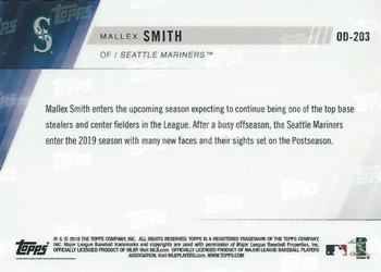 2019 Topps Now Road to Opening Day Seattle Mariners #OD-203 Mallex Smith Back