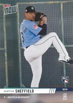 2019 Topps Now Road to Opening Day Seattle Mariners #OD-210 Justus Sheffield Front