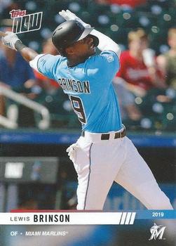 2019 Topps Now Road to Opening Day Miami Marlins #OD-247 Lewis Brinson Front
