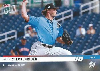 2019 Topps Now Road to Opening Day Miami Marlins #OD-249 Drew Steckenrider Front