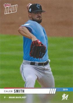 2019 Topps Now Road to Opening Day Miami Marlins #OD-255 Caleb Smith Front
