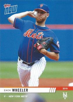 2019 Topps Now Road to Opening Day New York Mets #OD-258 Zack Wheeler Front