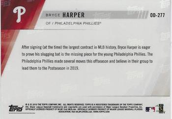 2019 Topps Now Road to Opening Day Philadelphia Phillies #OD-277 Bryce Harper Back