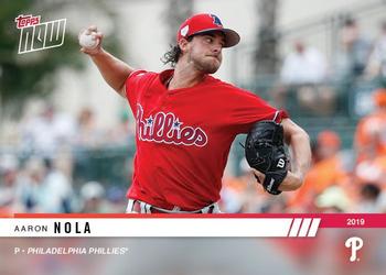 2019 Topps Now Road to Opening Day Philadelphia Phillies #OD-280 Aaron Nola Front