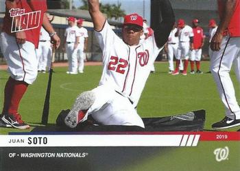 2019 Topps Now Road to Opening Day Washington Nationals #OD-297 Juan Soto Front
