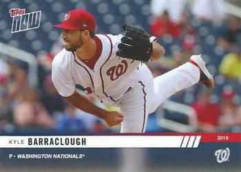 2019 Topps Now Road to Opening Day Washington Nationals #OD-299 Kyle Barraclough Front
