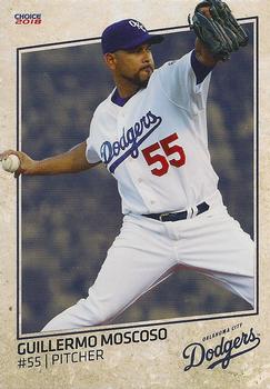 2018 Choice Oklahoma City Dodgers #15 Guillermo Moscoso Front