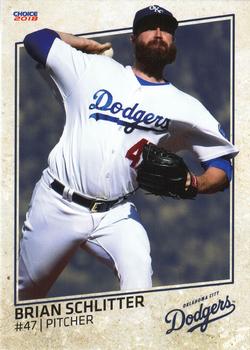 2018 Choice Oklahoma City Dodgers #21 Brian Schlitter Front