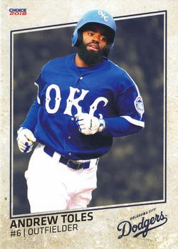 2018 Choice Oklahoma City Dodgers #26 Andrew Toles Front