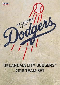 2018 Choice Oklahoma City Dodgers #NNO Logo Front