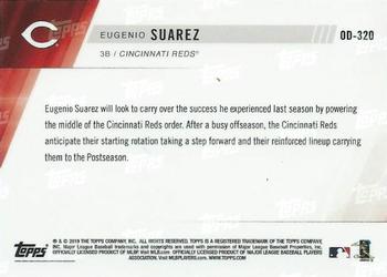 2019 Topps Now Road to Opening Day Cincinnati Reds #OD-320 Eugenio Suarez Back