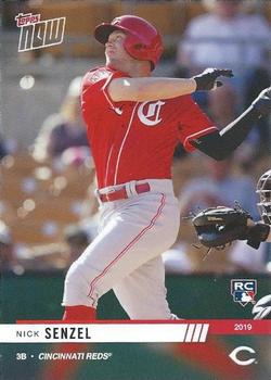 2019 Topps Now Road to Opening Day Cincinnati Reds #OD-NS Nick Senzel Front