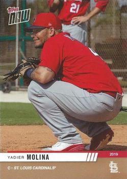 2019 Topps Now Road to Opening Day St. Louis Cardinals #OD-361 Yadier Molina Front
